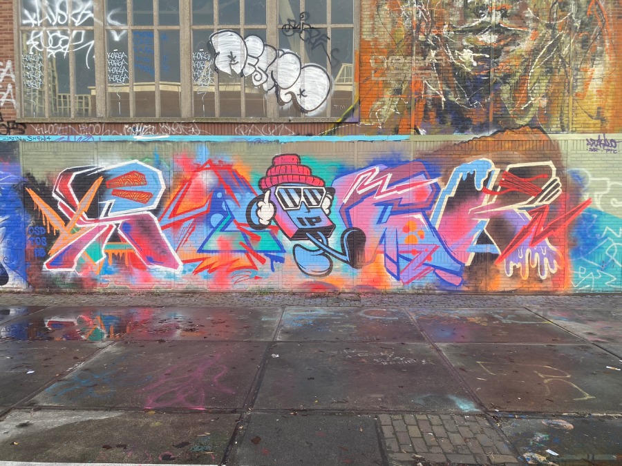 stick, graffiti, ndsm, amsterdam